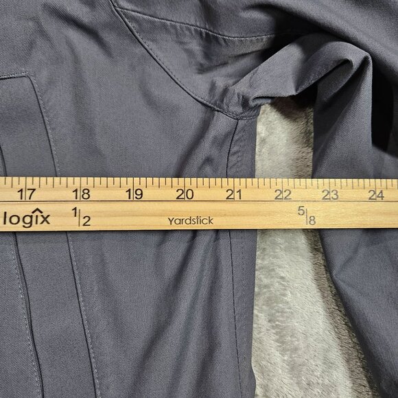 Baro Jacket Mens Small Gray The Brockton Waterproof Lightweight Rain Gorp Parka - Picture 14 of 15